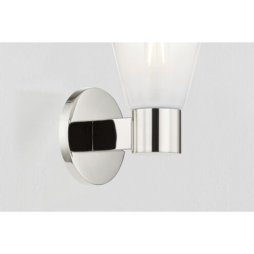 Alma 1 Light 6 inch Polished Nickel Wall Sconce Wall Light